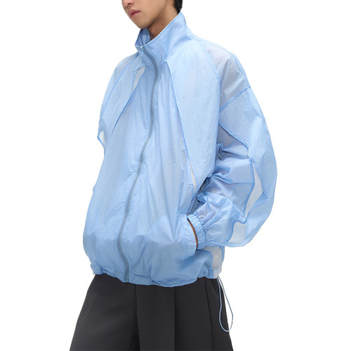 Jackets manufacturer | Mens mesh lined jackets | Colorblock jacket | Light weight windbreaker jacket