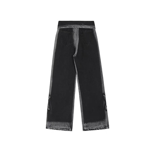 Custom pants | High quality pants | Thick pants | Loose jeans | 2024 new gradient jeans |