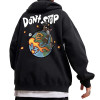 Custom colorful stamping logo casual graphic hoodies crew neck pullover cartoon warm hoodies