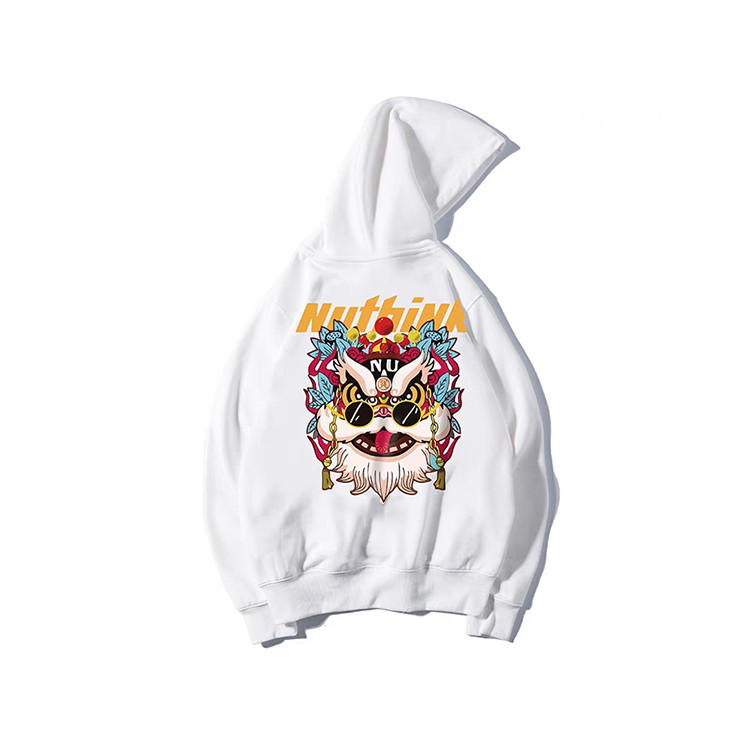 Custom Chinese element lion dance pattern sweatshirt