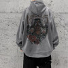 Custom high quality 100% cotton vintage wash to do old printed hoodie logo fleece Men's hoodies