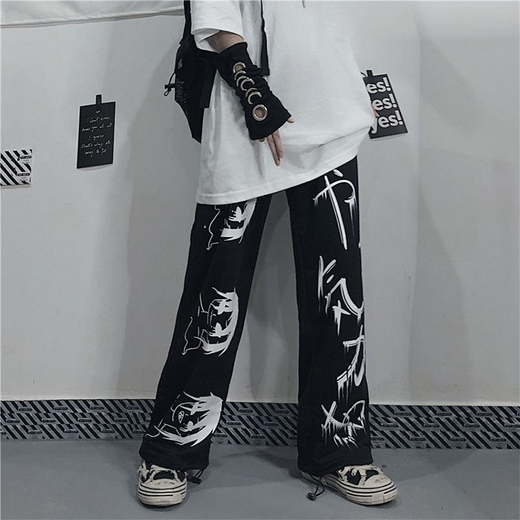 Custom wide leg sweatpants trousers men