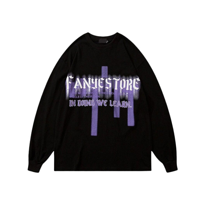 Custom Crew neck Sweatshirt Men, Polyester Cotton Fleece Printing Hoodies Sweatshirt