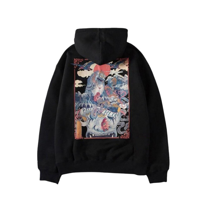 Custom streetwear hip hop 100% cotton heavy weight puff print hoodie pullover 3d puff printing sweatshirts hoodies for men