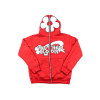Wholesale Solid Color Casual Sweatshirts Puff Print Custom Logo Printed Cotton Blank Hoodie For Men