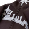 custom logo heavyweight raw hem hoodie french terry blank oversized puff printing unisex hoodies men