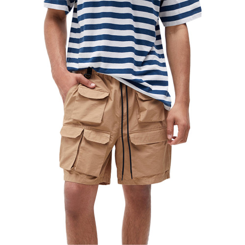 Shorts manufacturer | Drawstring short | Mens casual cargo short | Multi-pocket short | Nylon shorts