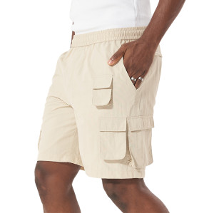Custom Cargo Pocket Logo Color Double Layer Designer Mesh Shorts Lining Summer Sublimation Custom Blank Short