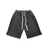 Custom Summer Streetwear Vintage Short Half Pants Loose Work Shorts Fashion String Denim Jean Shorts Men