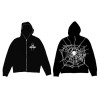 Custom Oversized Spider Web Logoheavy weight puff print hoodie pullover 3d puff printing sweatshirts hoodies for men