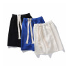 customized white adjust string mens summer fashion street style casual oversize shorts