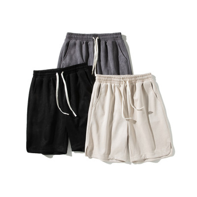 Shorts manufacturer | Sports jogger shorts | Solid color plus size shorts | Men's 100% cotton shorts