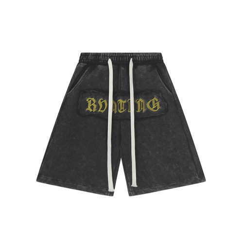 Shorts manufacturer | Mens summer sports shorts | Denim washed shorts | Patch embroidered shorts