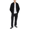 Custom high quality wide-leg cargo pants with contrasting stitching windbreaker jeans for mens