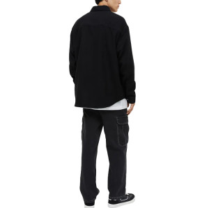 Custom high quality wide-leg cargo pants with contrasting stitching windbreaker jeans for mens