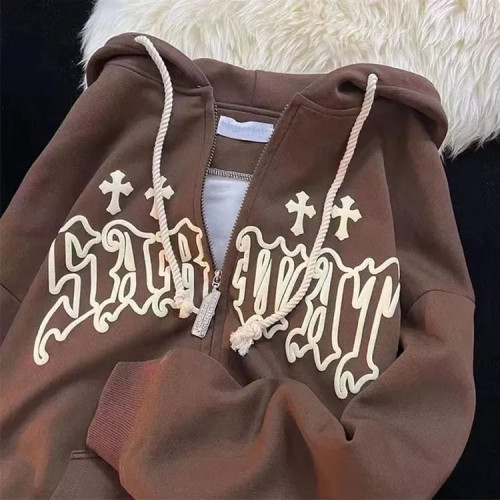 Hoodies manufacturer | Men drawstring hoodies | 100% cotton zip up hoodies | 3D puff printed hoodies