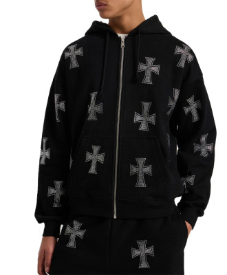 Custom jackets | Rhinestone jackets | Zip Up jackets | Thickened jacket | Oversized jackets