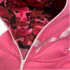 Custom oversized embroidery manufacturer blank french terry full face zip up heavyweight Hoodies