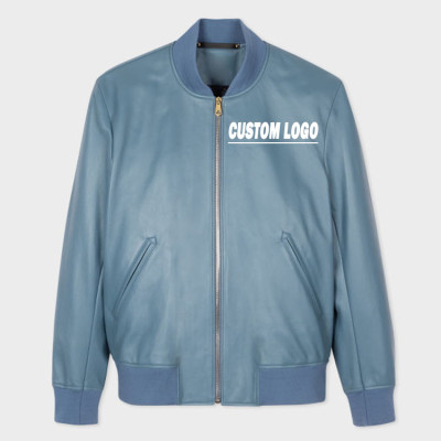 Casual jackets manufacturer | Mens blue jacket | Metal zip windbreaker jacket | Padded cotton jacket