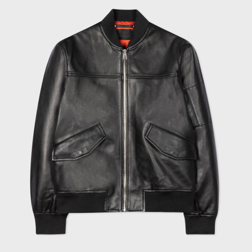 Casual jackets manufacturer | Street leather motorcycle jacket | Windproof zip jacket | Black jacket