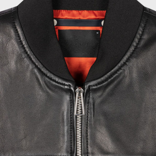 Casual jackets manufacturer | Street leather motorcycle jacket | Windproof zip jacket | Black jacket