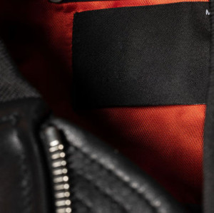 custom logo street-ready style leather motorcycle multi pockets windproof zip up men bomber jacket