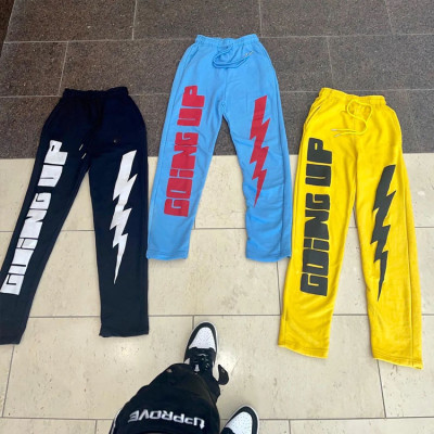 Skateboard pants factory | Straight sweatpants | 3D puff printing pants | Drawstring cotton pants