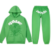 Custom streetwear hoodie essentials men's spider web hoodies printed graphic rhinestone hoodie for men