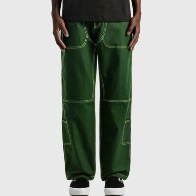 Casual pants manufacturer | Cargo denim pants | Oversized pants | Green pants | Multi-pocket pants