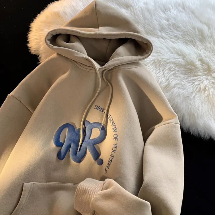 OEM oversized hoodie fleece 3d puff print hoodie