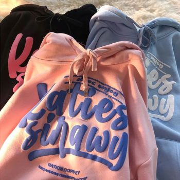Custom 3D puff print hoodies skateboard hoodies heavyweight French terry oversized fleece hoodies