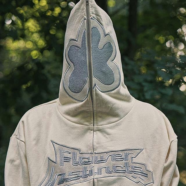 Custom OEM mens embroidered/printed logo full face zip up hoodies