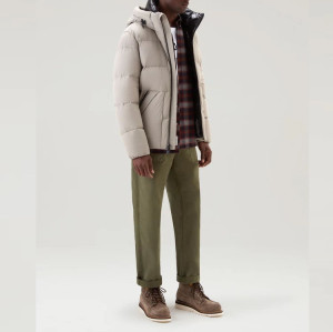 Custom jacket | Waterproof duck down jacket | Thick hooded puffer jacket | Plus size men's jacket