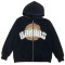 Custom Y2K Men French Terry 100% Cotton Low Oversized 3D Logo Full Face Zip Up Hoodie Puff Print Hoodie