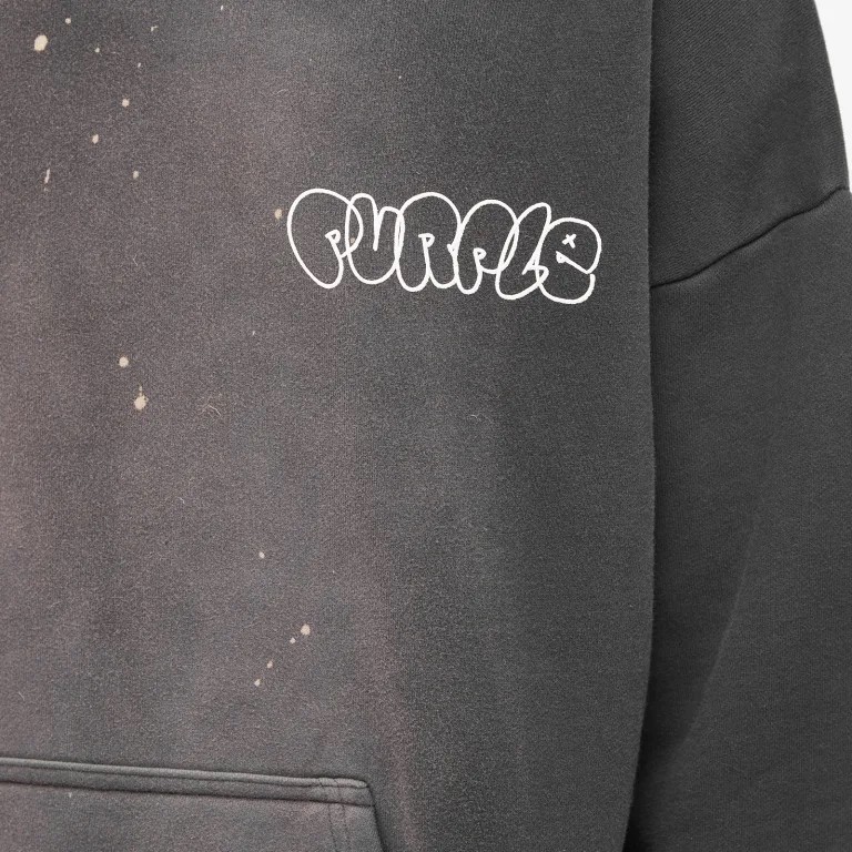 Custom screen printed letter logo hoodies oversized men's washed hoodie