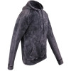 Custom OEM fashion 100% cotton vintage cloud black raglan hooded sweatshirt acid wash hoodie for men