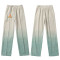 Custom manufacturers tie dye print casual pants loose wide leg trousers for men hip hop joggers