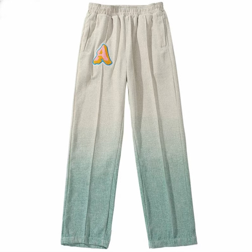 Custom manufacturers tie dye print casual pants loose wide leg trousers for men hip hop joggers