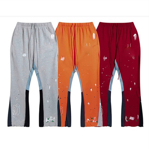 OEM pants | Graffiti printed pants | Men's flared pants | Men's joggers pants | Patchwork sweatpants