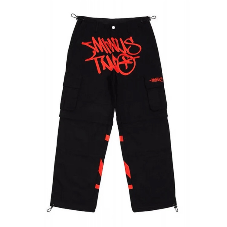 Custom Y2K graphic print cargo pocket baggy streetwear gym pants