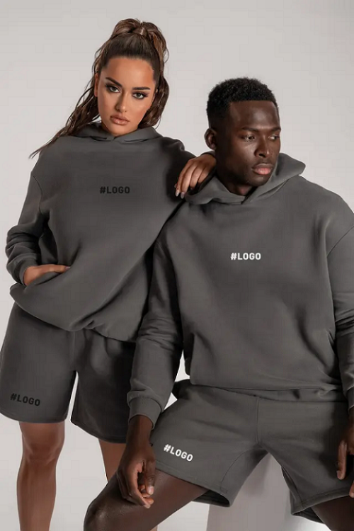 Custom hoodie | Men's cotton hoodie | Thick french terry hoodie | Oversized sports hoodie set