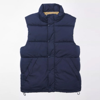 Custom Streetwear Clothing Mens Winter Coat Warm Sleeveless Down Cotton Jackets Logo Puffer Jacket Vest