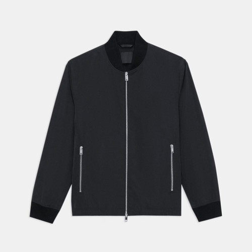 Custom Streetwear Clothing Casual Long Sleeve Men's Bomber Jackets Windproof Full Zip Casual Jacket