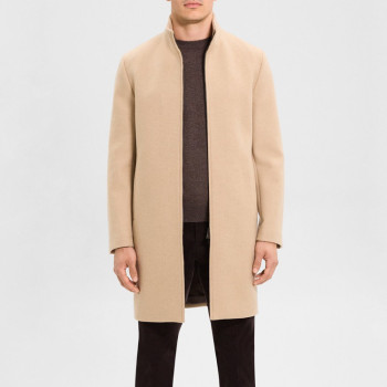 OEM jackets | Casual peacoat | Khaki woolen jacket | Stand-up collar jacket | Long jackets | Zippers