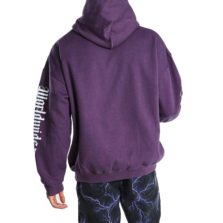 hot products pattern screen print pullover drawstring pocket hoodies 