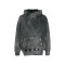 Custom streetwear clothing vintage sun faded wash blank box hoodie distressed acid stonewash hoodies