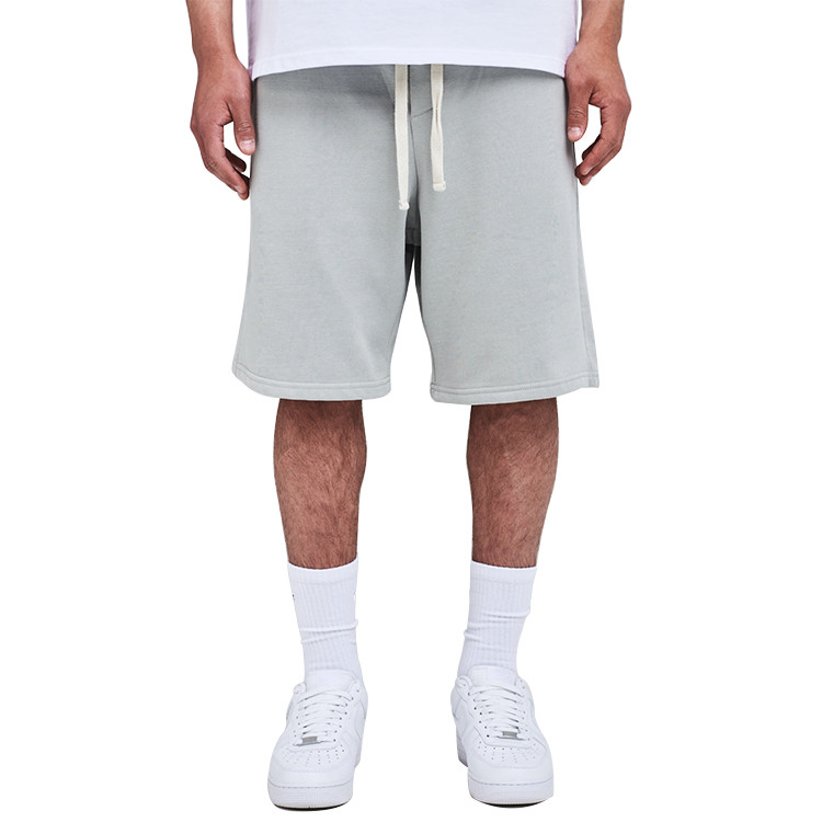 streetwear stars embroidery cotton half legs shorts