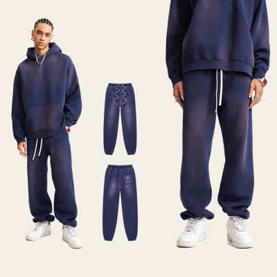 Custom Mens Streetwear Sweatpants|Drak Blue Sweatpants|Cotton Fabric|Streetwear drawstring Pants|Buy Three Get One Free