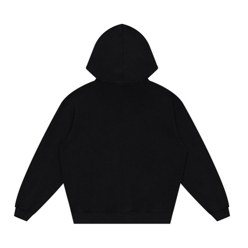 OEM hoodies | Casual solid color hoodies | Metal zipper hoodies | Custom logo embroidery hoodies