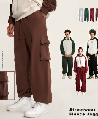 Custom Mens Skateboard Jogger Pants|Unisex|Multi-Pockets|Loose|Cargo|Blank|Drawstring